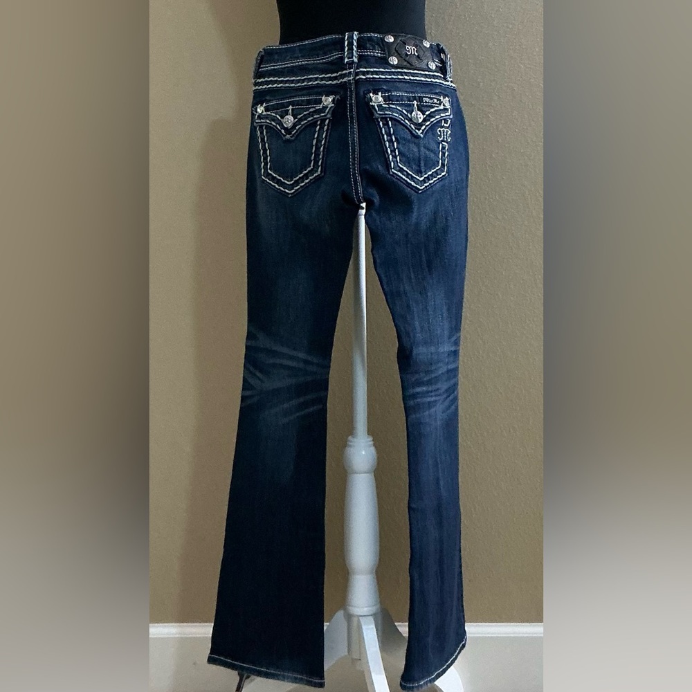 Miss Me Dark Blue Boot Cut Jeans